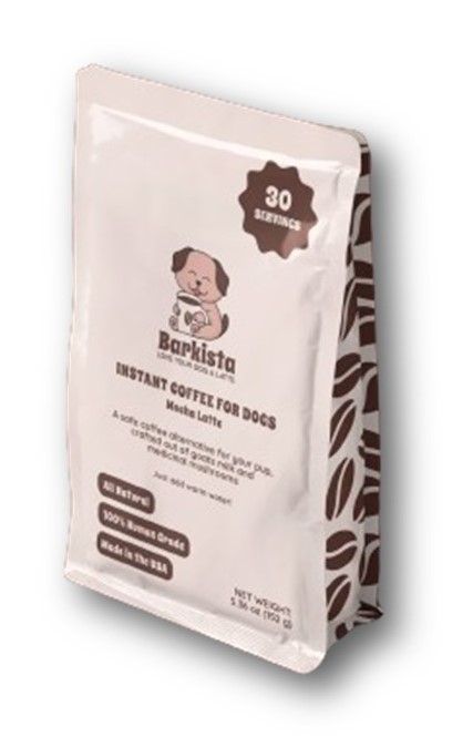 1ea 5.36oz Barkista Mocha Latte Instant Dog Coffee - Health/First Aid